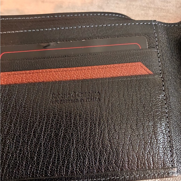Roberta di Camerino Classic Black Leather Card Holder